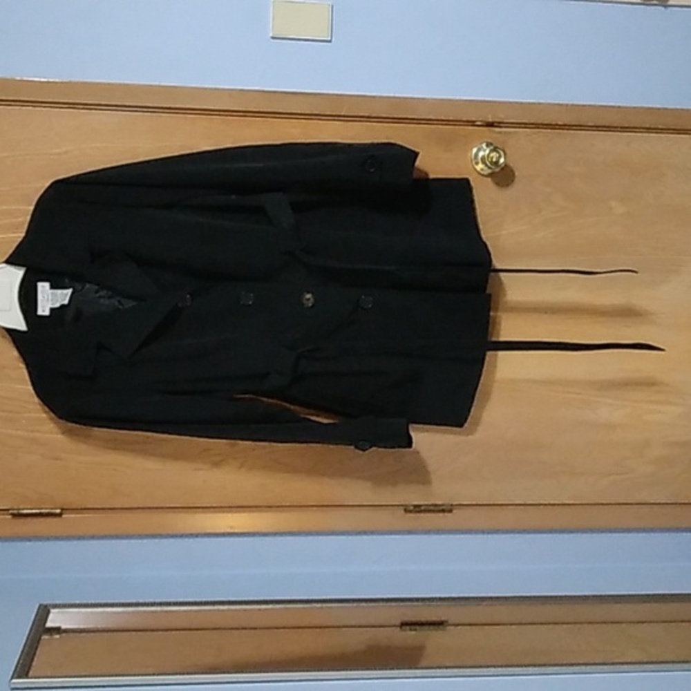 Lightweight Black Belted Jacket